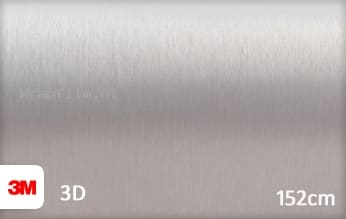 3M 1080 BR120 Brushed Aluminium wrap film