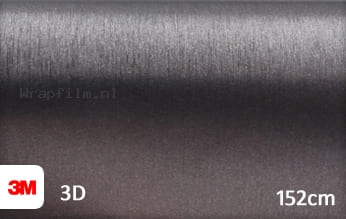 3M 1080 BR201 Brushed Steel wrap film