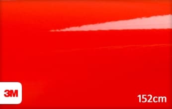 3M 1380 G13 Gloss Hotrod Red wrap film