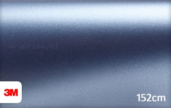 3M 1380 S257 Satin Ice Blue Metallic wrap film