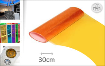 Oranje lampen wrap film