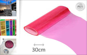 Roze lampen wrap film