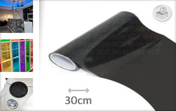 Zwart lampen wrap film