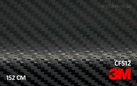 3M 2080 CFS12 Carbon Fiber Black wrap film