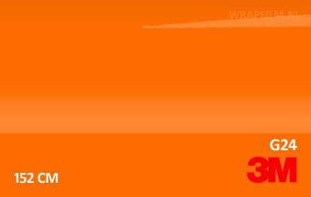 3M 2080 G24 Gloss Deep Orange wrap film