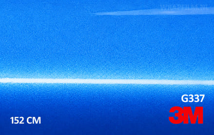 3M 2080 G337 Gloss Fire Blue wrap film