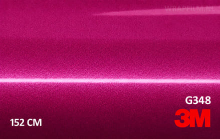 3M 2080 G348 Gloss Fierce Fuschsia wrap film