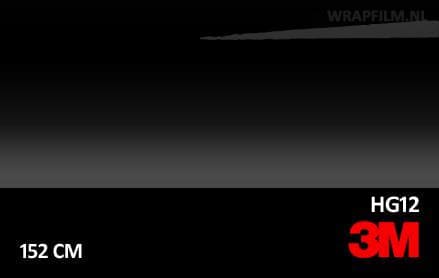 3M 2080 HG12 High Gloss Black wrap film