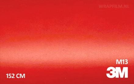 3M 2080 M13 Matte Hotrod Red wrap film