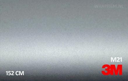 3M 2080 M21 Matte Silver Metallic wrap film