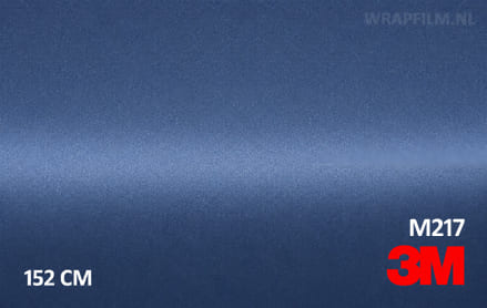 3M 2080 M217 Matte Slate Blue Metallic wrap film