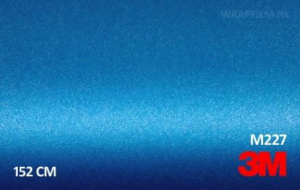 3M 2080 M227 Matte Blue Metallic wrap film