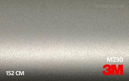 3M 2080 M230 Matte Grey Aluminium wrap film