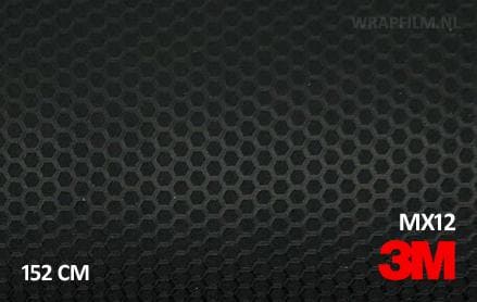 3M 2080 MX12 Structured Matrix Black wrap film
