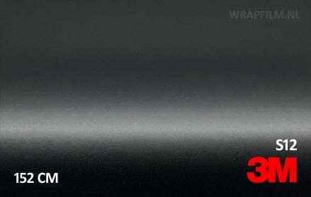 3M 2080 S12 Satin Black wrap film