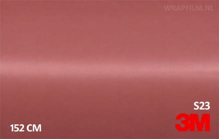 3M 2080 S23 Satin Velvet Rose wrap film