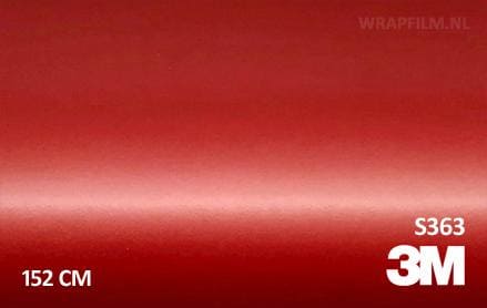 3M 2080 S363 Satin Smoldering Red wrap film