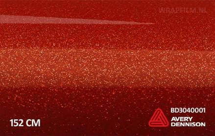 Avery SWF Diamond Red Gloss wrap film