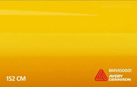 Avery SWF Gloss Dark Yellow wrap film