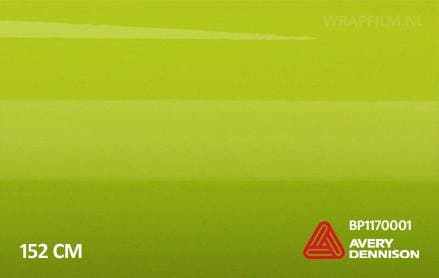 Avery SWF Gloss Lime Green wrap film