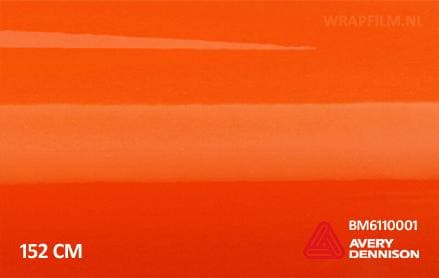 Avery SWF Gloss Orange wrap film
