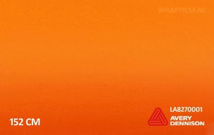 Avery SWF Matte Orange wrap film
