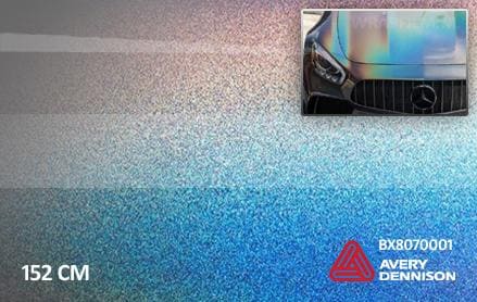 Avery SWF Pride Prismatic Grey Gloss Metallic wrap film