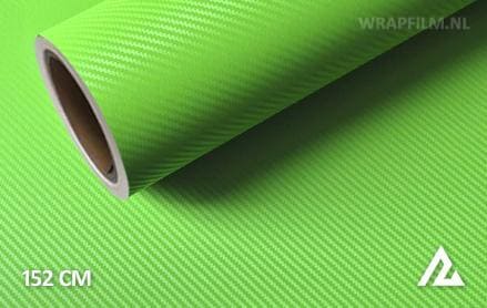 3D carbon groen wrap film