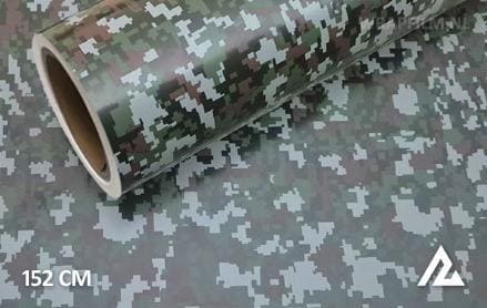 Camouflage digital wrap film