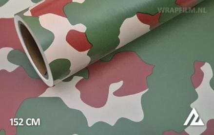 Camouflage groen bruin wrap film