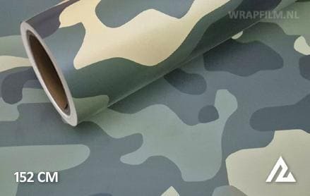 Camouflage groen wrap film