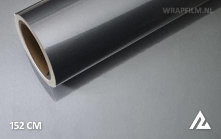 Glans metallic antraciet wrap film
