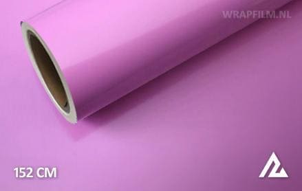 Glans roze wrap film