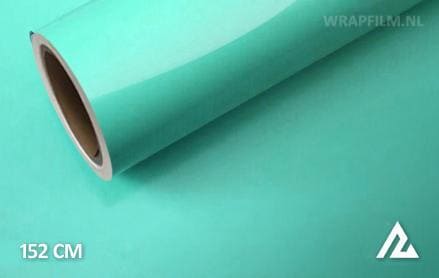 Glans turquoise wrap film