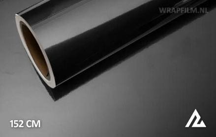 Glans zwart wrap film