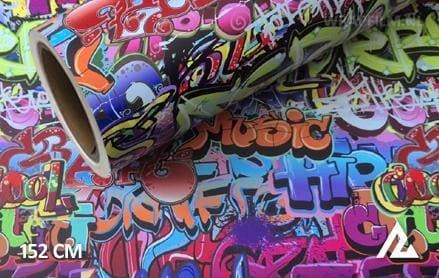 Graffiti wrap film