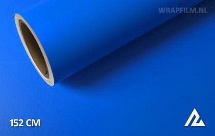 Mat blauw wrap film