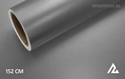 Mat chroom antraciet wrap film