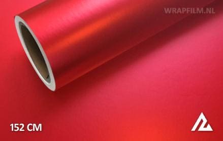 Mat chroom rood wrap film