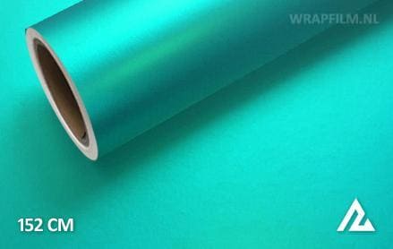 Mat chroom turquoise wrap film