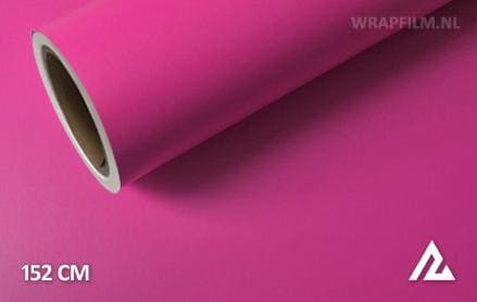 Mat fuchsia wrap film