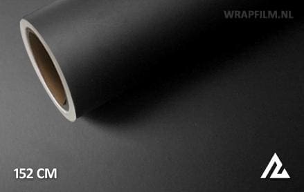 Mat zwart wrap film