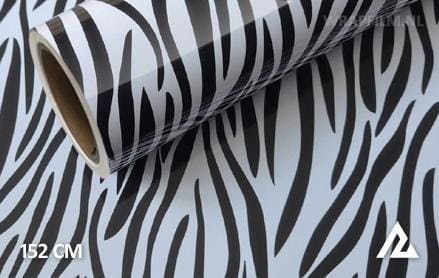 Zebra print wrap film