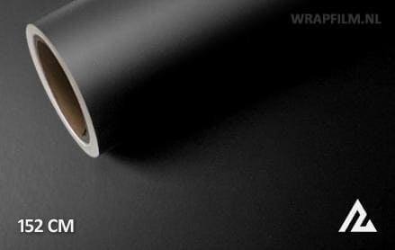 Zijdeglans zwart wrap film