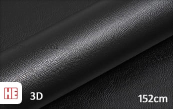 Hexis HX30PG889B Grain Leather Black Gloss wrap film