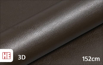 Hexis HX30PGMBRB Grain Leather Brown Gloss wrap film