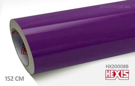 Hexis HX20008B Plum Violet Gloss wrap film