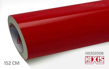 Hexis HX20200B Blood Red Gloss wrap film