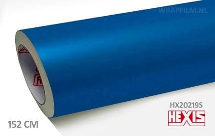 Hexis HX20219S Ara Blue Metallic Satin wrap film