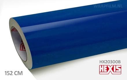 Hexis HX20300B Sapphire Blue Gloss wrap film